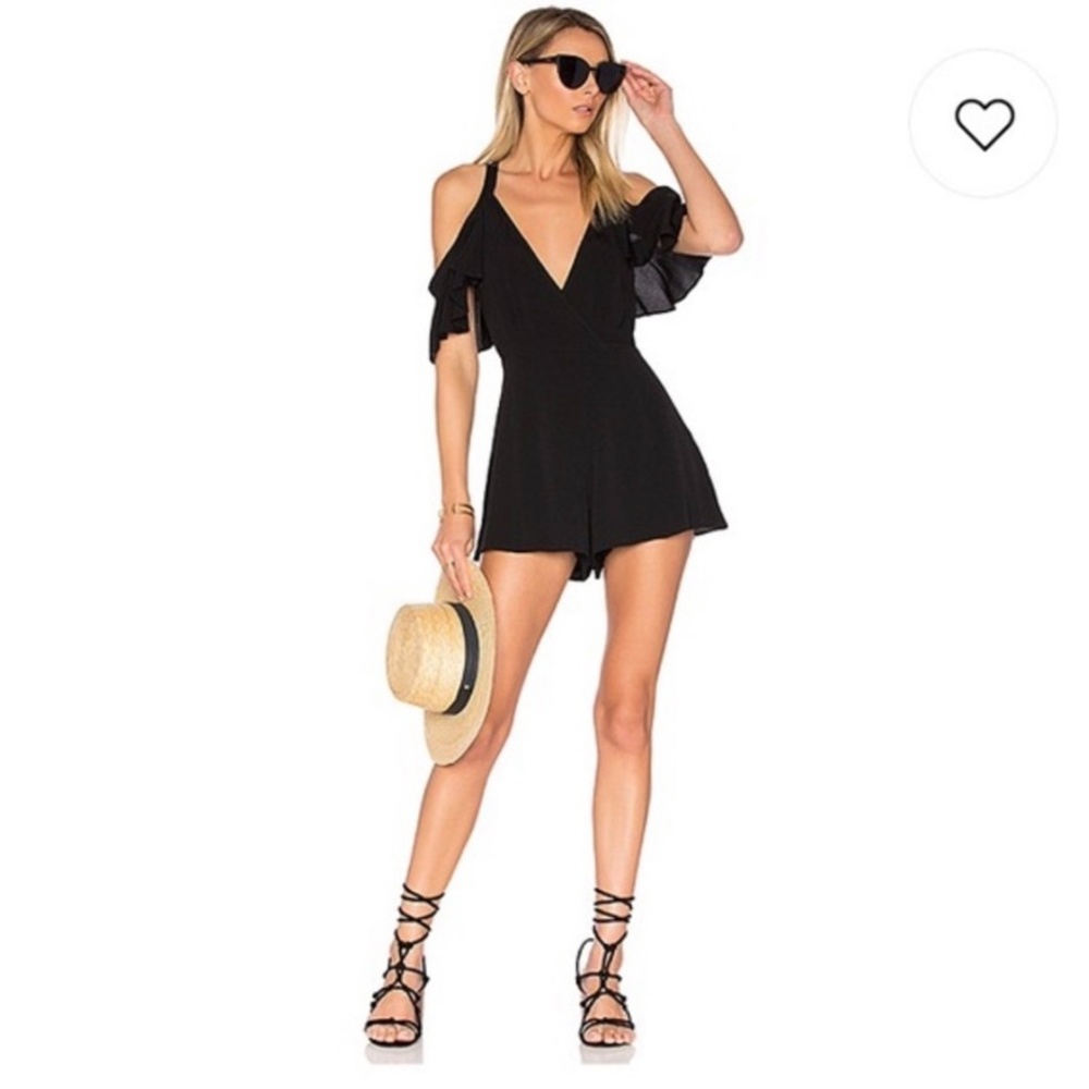 Privacy Please Cold Shoulder Romper